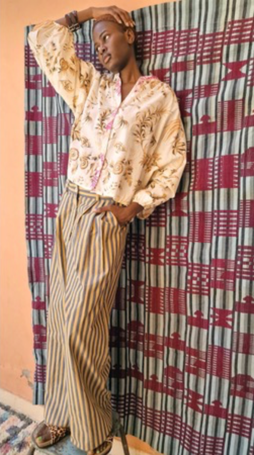 Pantalon Paolo Stripes Ocre - Claramonte