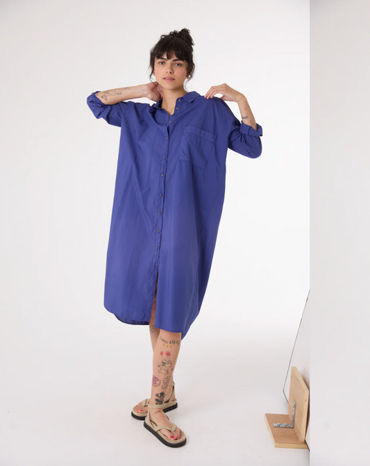 Robe Chemise Tilda Navy - Sacré Coeur