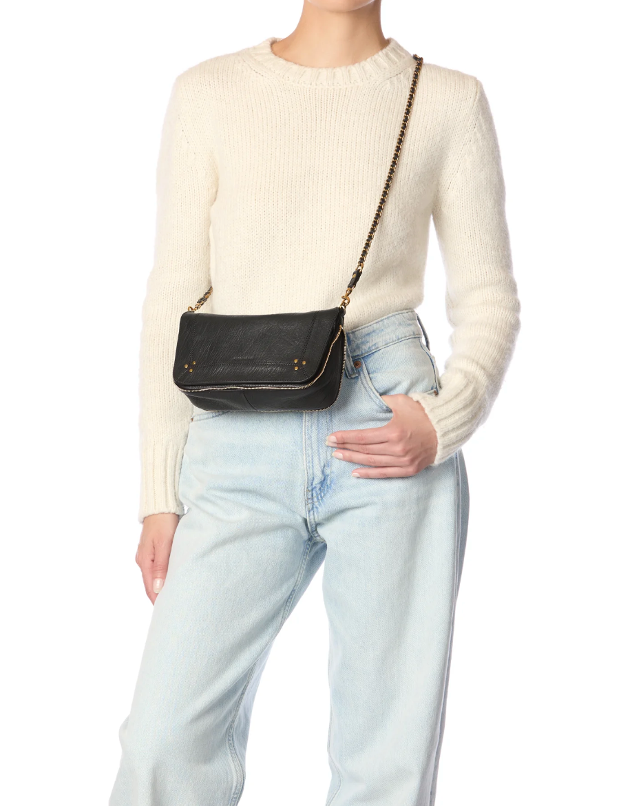 Bobi S black goatskin bag - Jerome Dreyfuss