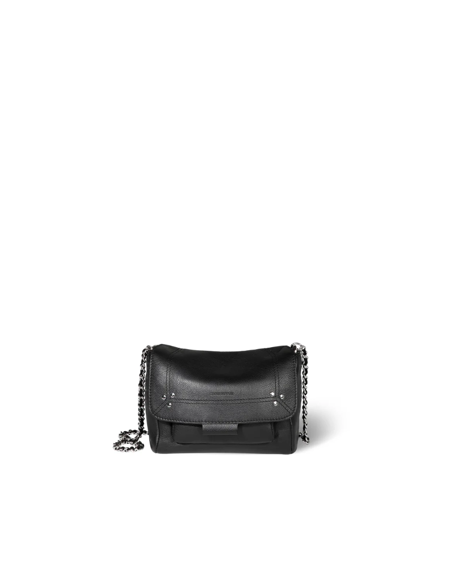 Sac Lulu S Veau Noir Silver - Jérôme Dreyfuss