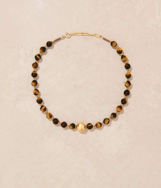 Collier Samhita Oeil de Tigre - Tityaravy