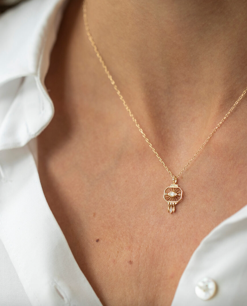 Collier Diamond Sun Eye - Céline Daoust