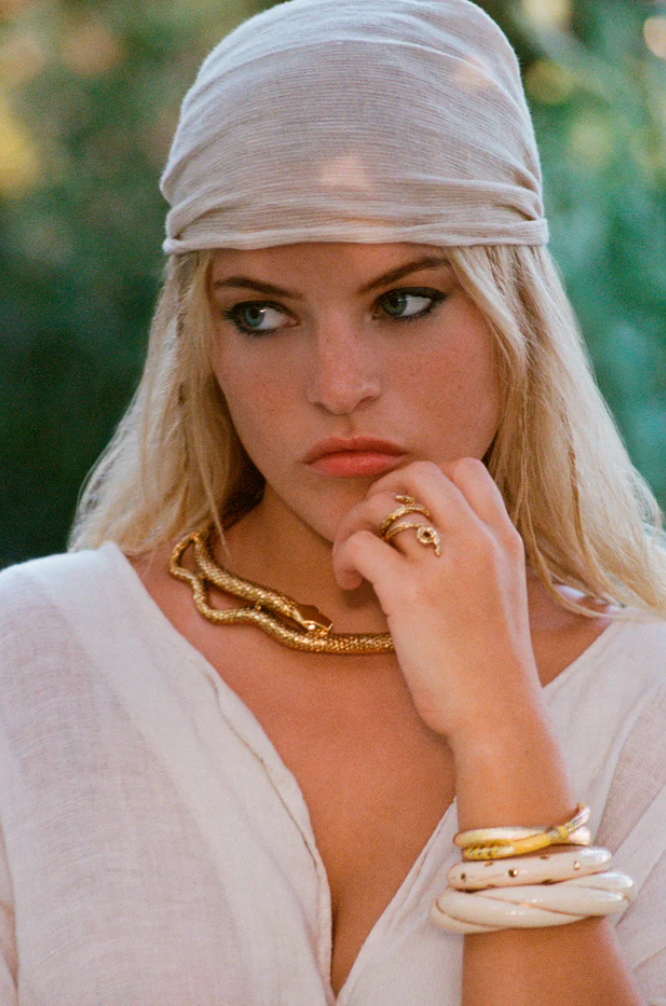 Jonc Diana XL ivoire - Aurélie Bidermann