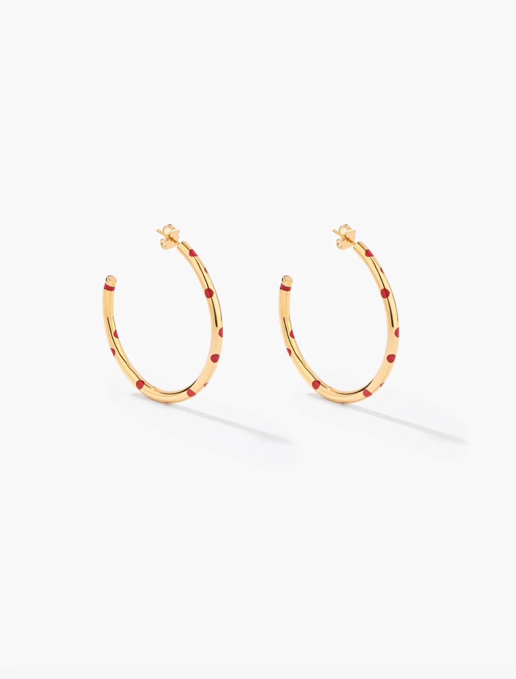 Créoles Positano Pois Corail - Aurélie Bidermann