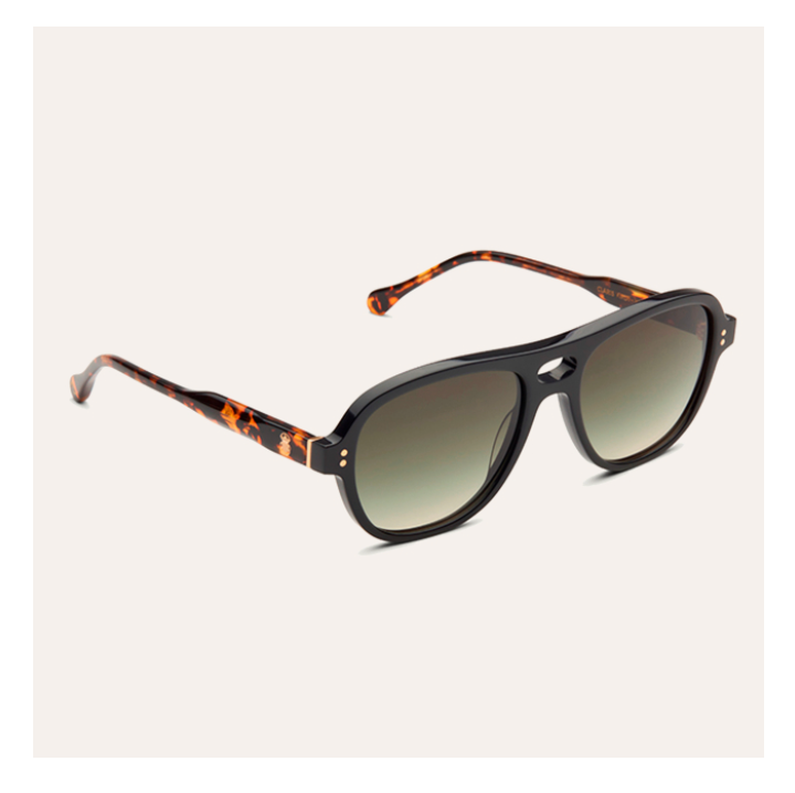 Lunettes de Soleil Solor Noir Bicolore - Claris Virot