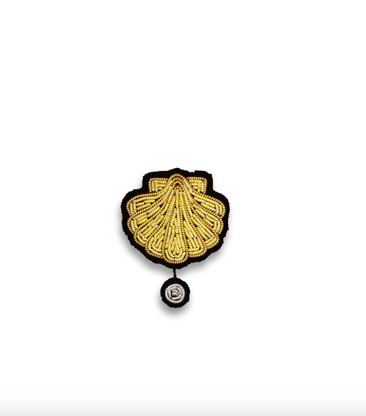 Broche Coquille Saint-Jacques Perle - Macon et Lesquoy