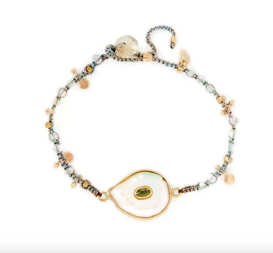 Bracelet Kasha Macramé Perle d'Eau Douce - Room Service