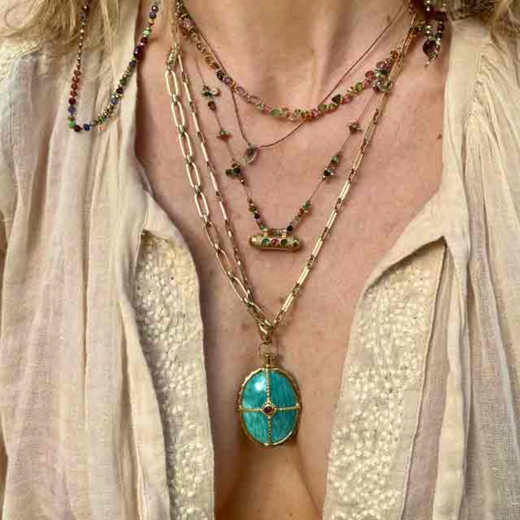 Sautoir Octave Amazonite - Room Service