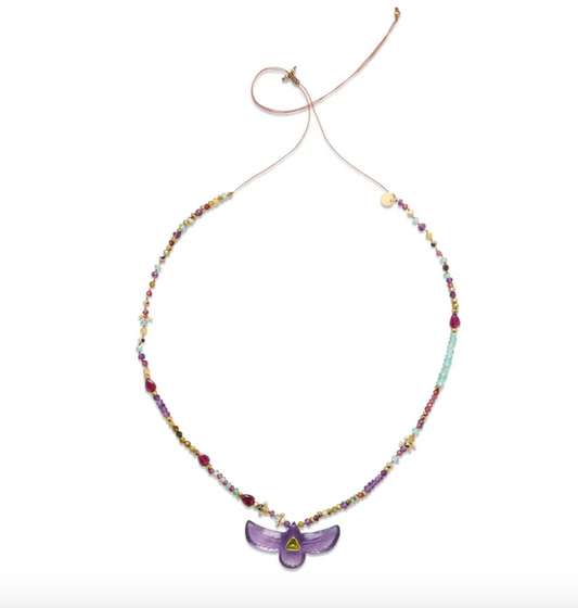 Collier Shaman Phoenix Sacré Améthyste - Room Service