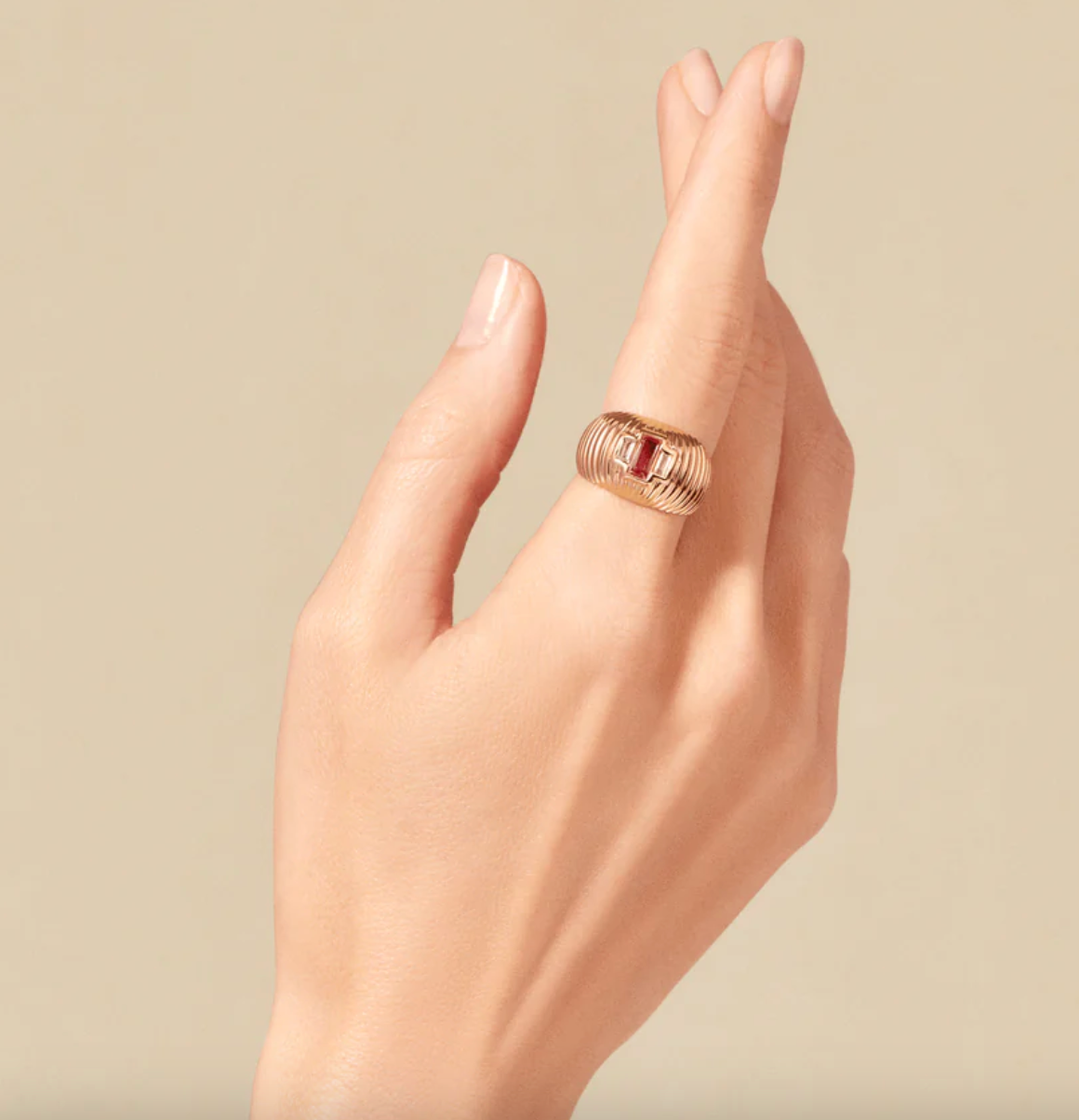 Bague Neela Rhodolite - Tityaravy