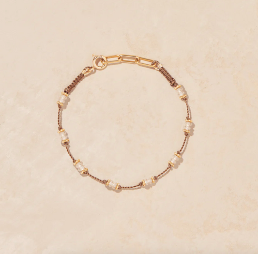 Bracelet Tiare Zircon Naturel - Tityaravy