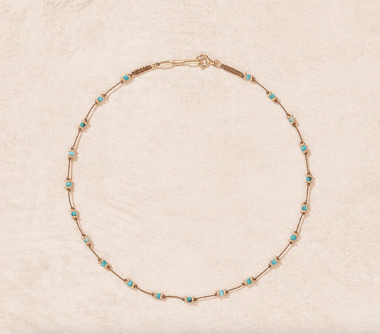 Collier Lotus Turquoise - Tityaravy