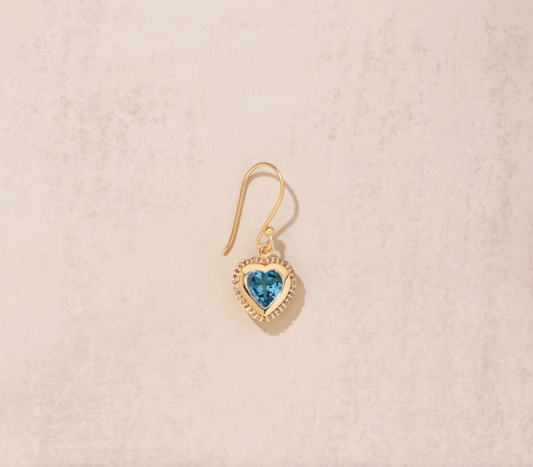 Boucle d'Oreille Gini Topaze London - Tityaravy