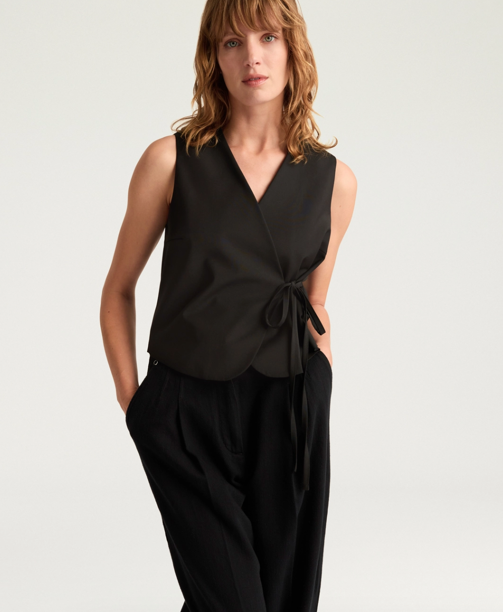 Gilet Ceylon Noir - Momoni