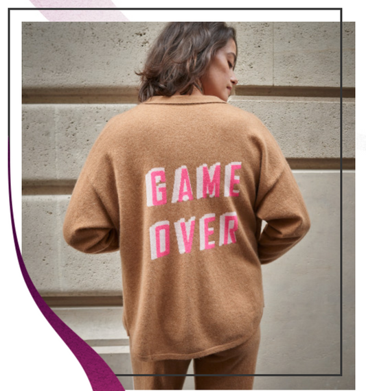 Chemise Game Over Cachemire Camel - Madluv