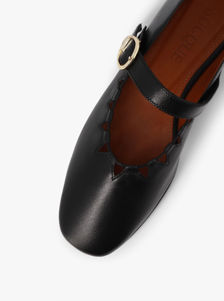 Ballerine Ginger Noir - Socque