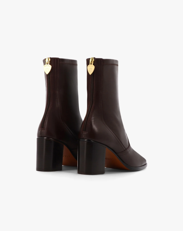Bottine Cliff Chocolat - Socque