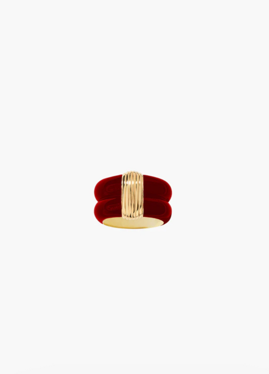 Bague Katt Bordeaux - Aurélie Bidermann