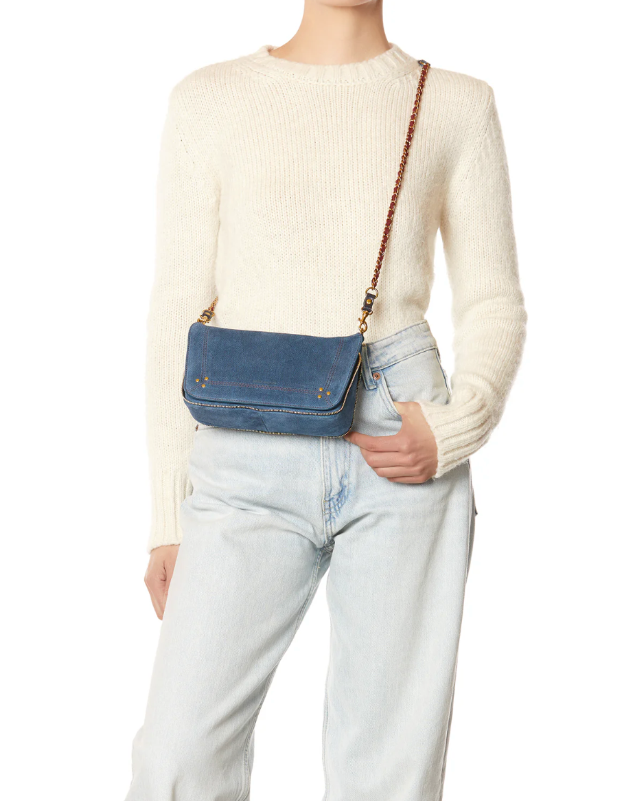 Sac Bobi S Croûte Velours Jeans - Jérôme Dreyfuss