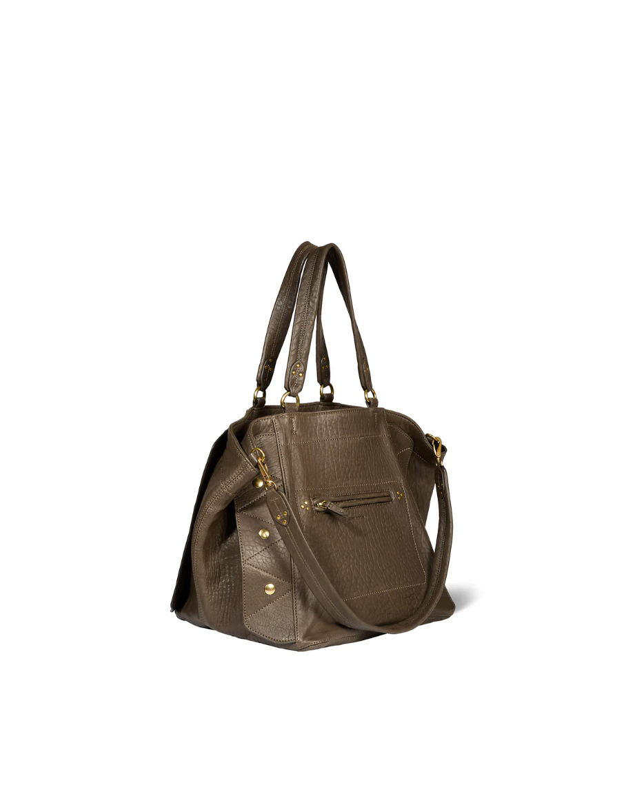 Sac Roger Agneau Kaki - Jérôme Dreyfuss