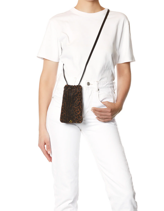 Étui Gordi Mobile Léopard Naturel - Jérôme Dreyfuss