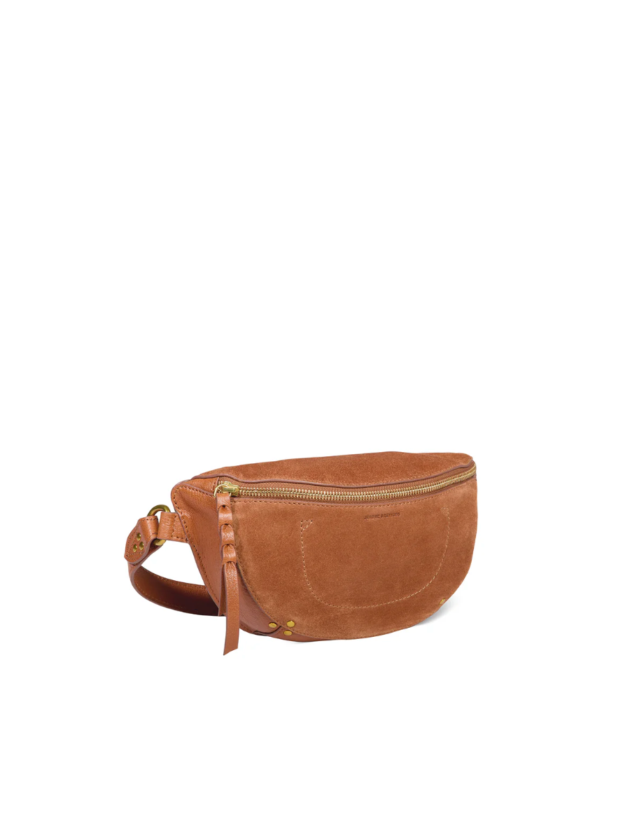 Sac Banane Lino Croute Velours Caramel - Jérôme Dreyfuss