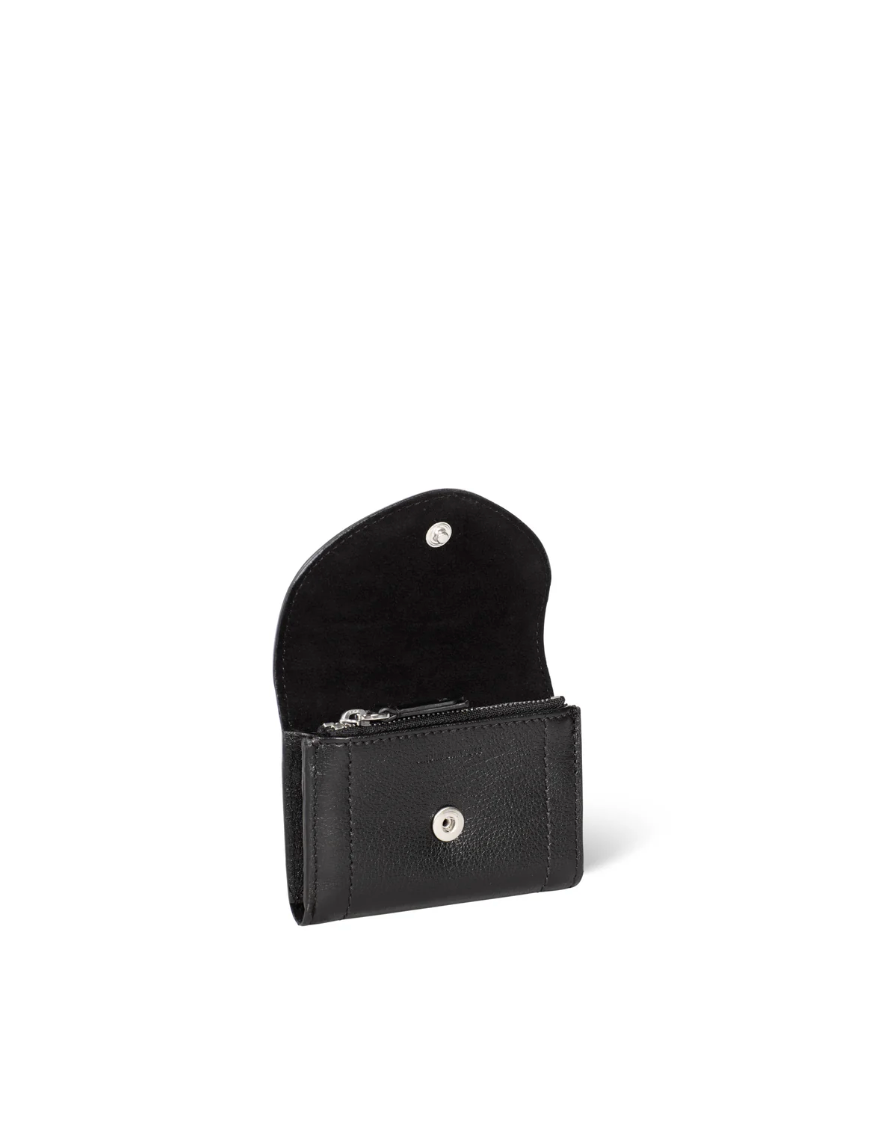 Portefeuille Helmut Buffle Noir Silver - Jérôme Dreyfuss