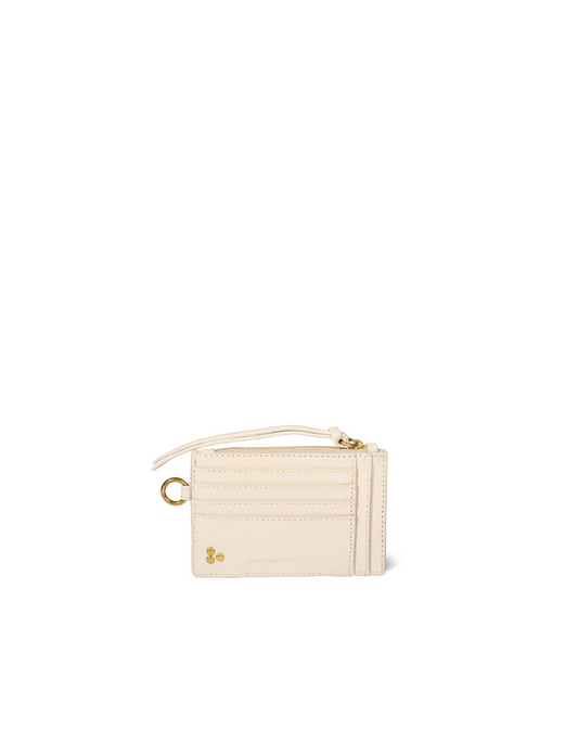 Porte Cartes Lucky Chèvre Écru Grainé - Jérôme Dreyfuss