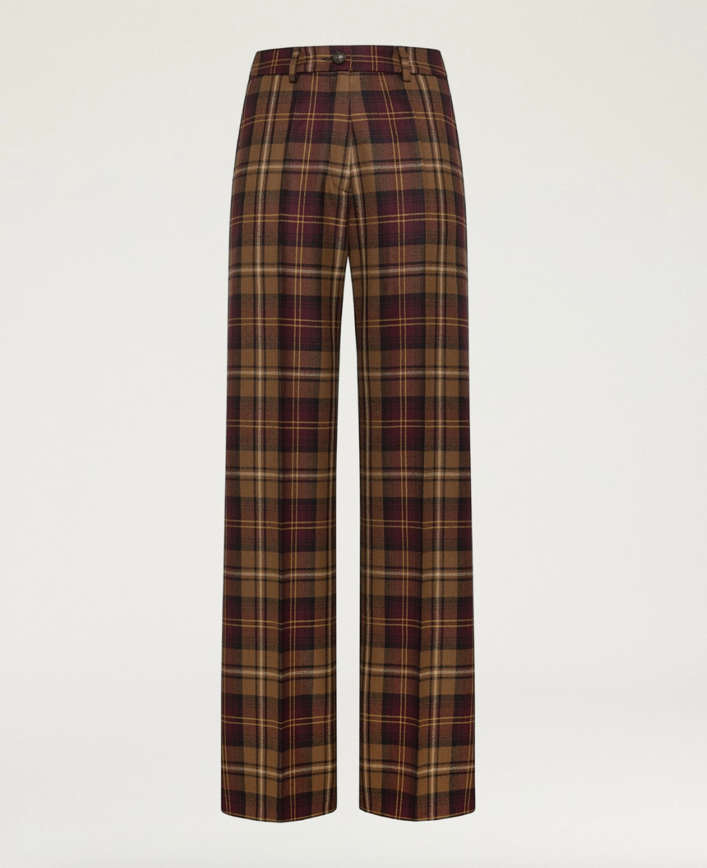 Pantalon Milton Tartan Lie de Vin - Momoni