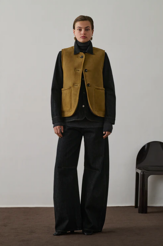 Blouson Duomo Kaki Doré/Marron - Soeur