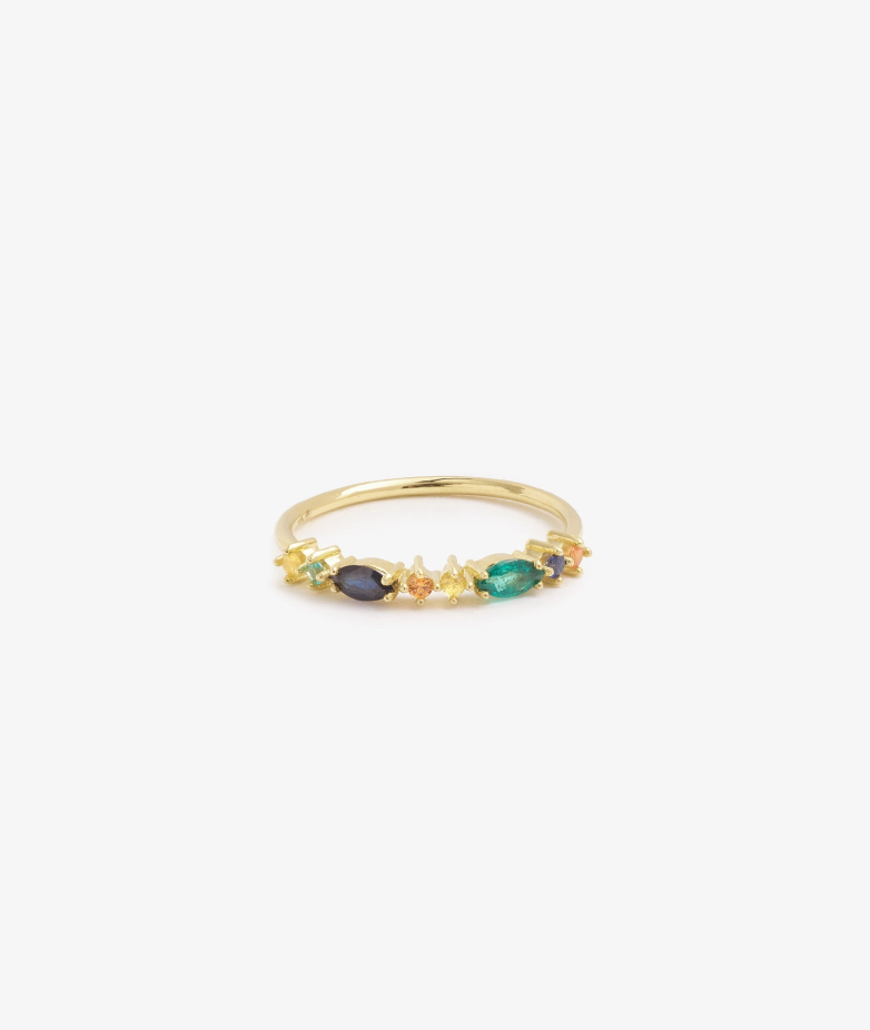 Bague Gaïa 2 Verte - Sophie d'Agon