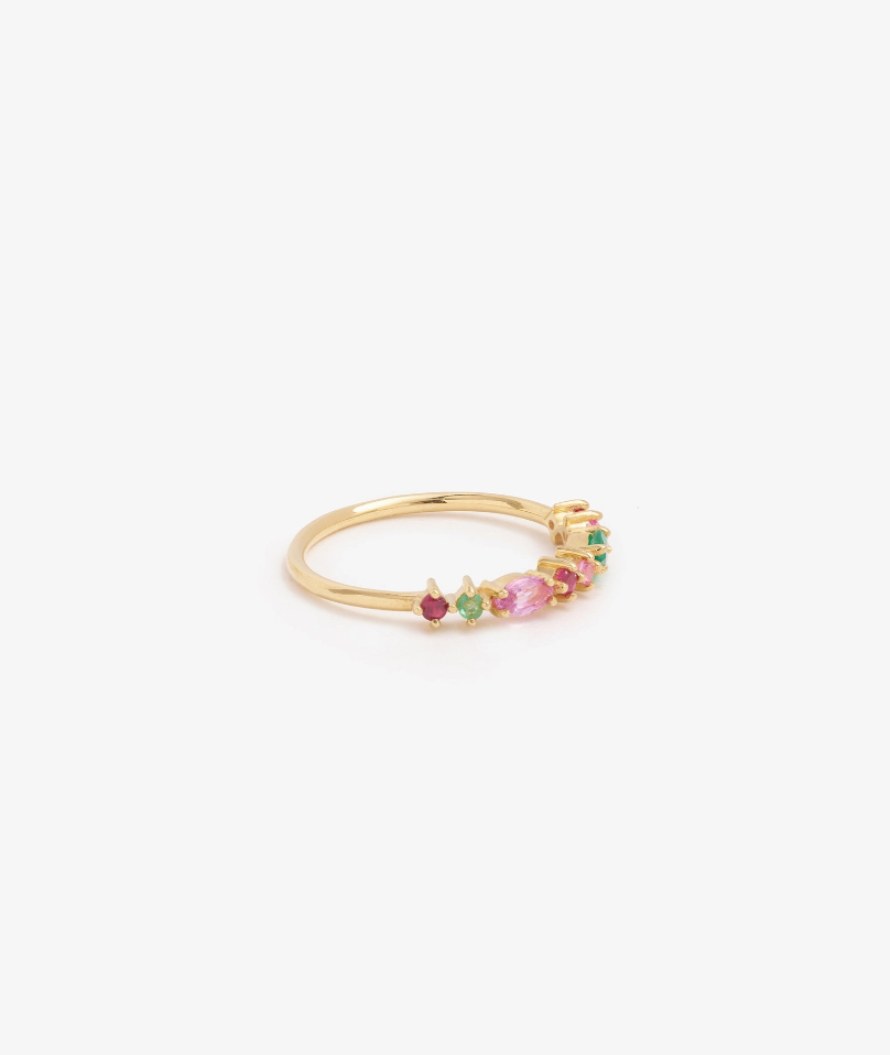 Bague Gaïa 2 Rouge - Sophie d'Agon