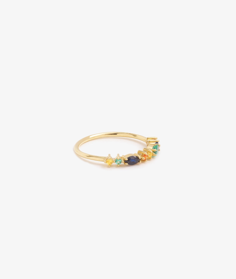 Bague Gaïa 2 Verte - Sophie d'Agon