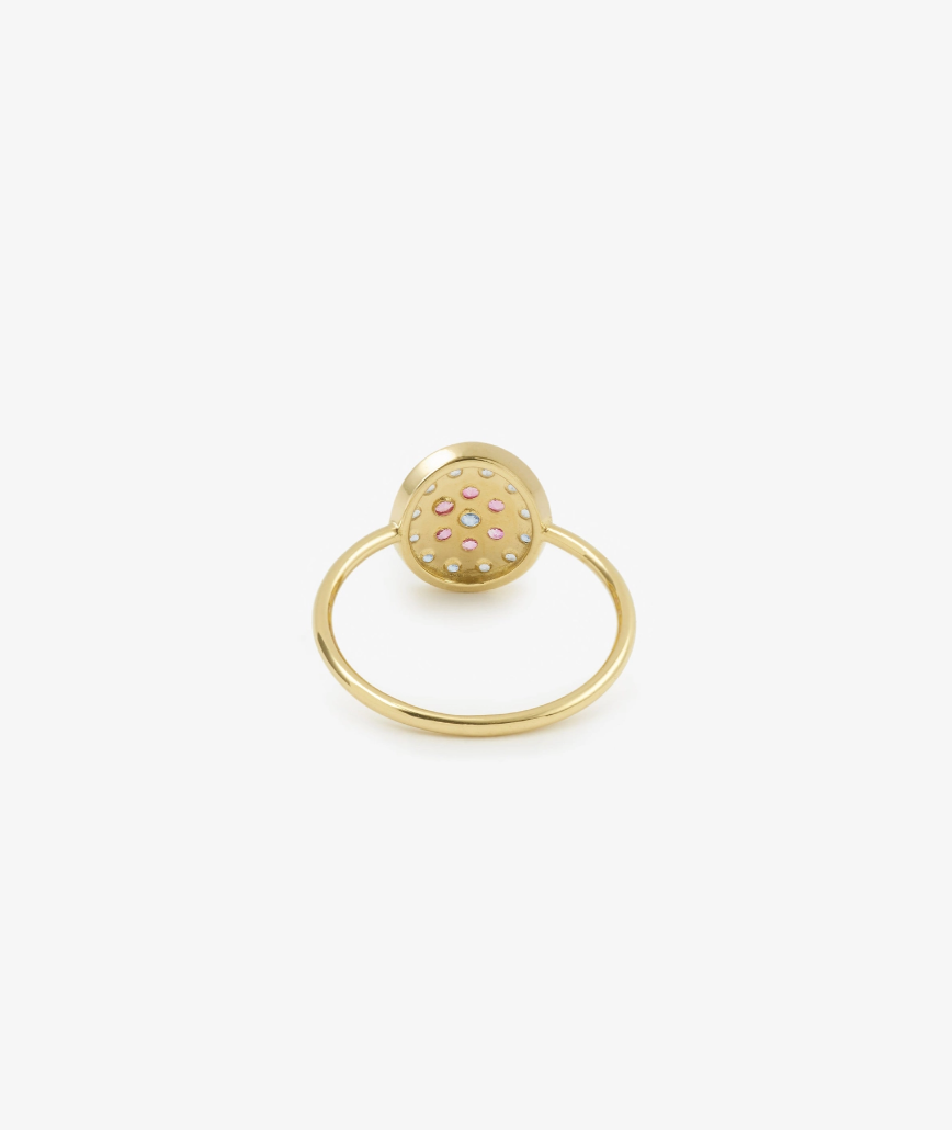Bague Babystone 1 Rose - Sophie d'Agon