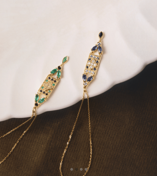 Collier Ava 1 Vert - Sophie d'Agon