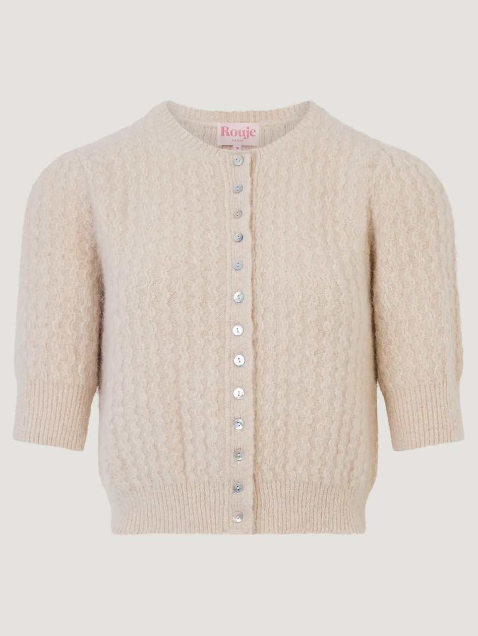 Cardigan Cassia Écru - Rouje