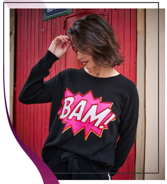 Pull Bam Cachemire Noir - Madluv
