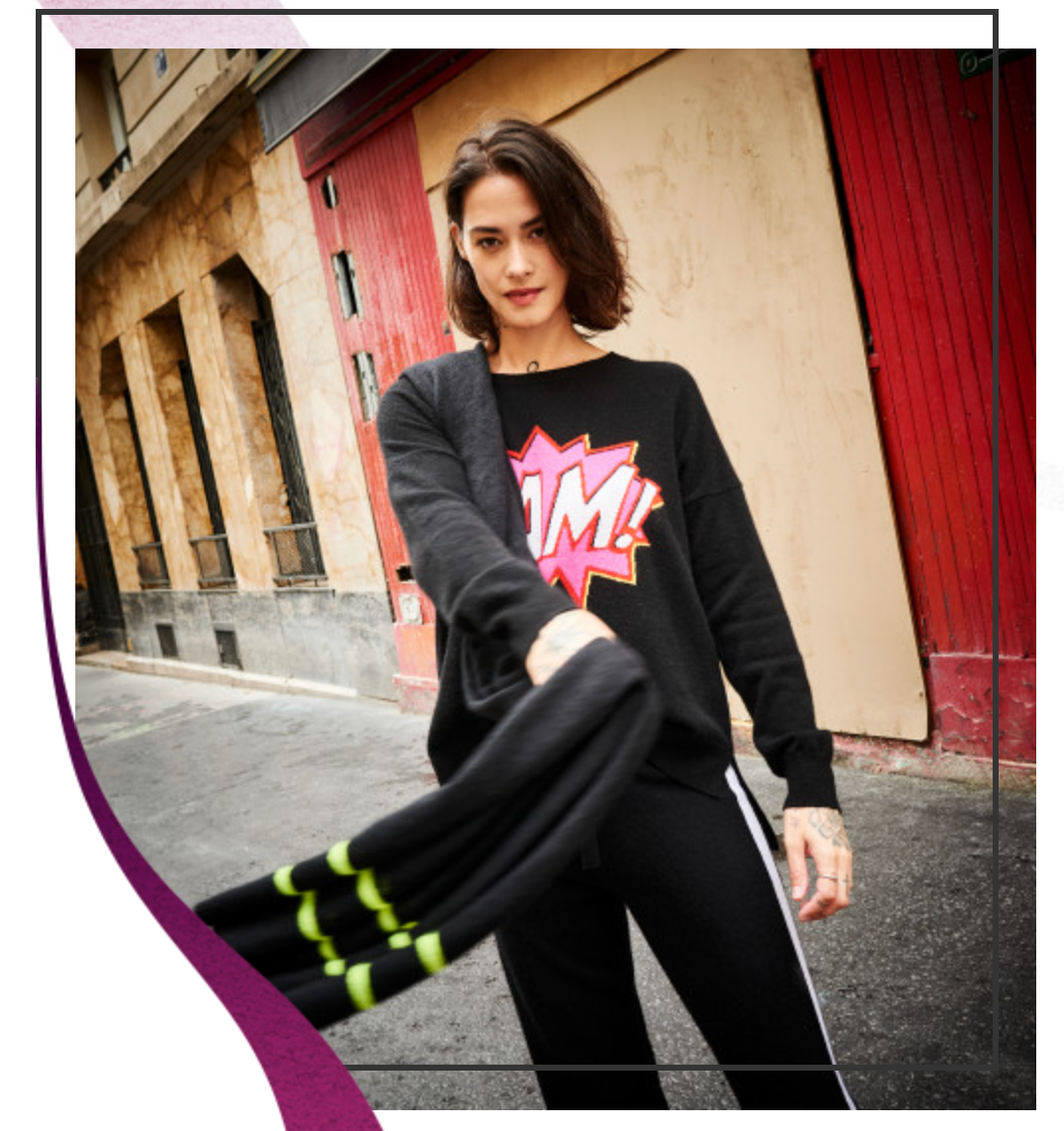 Pull Bam Cachemire Noir - Madluv