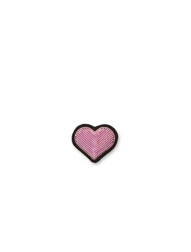 Broche Coeur Rose - Macon & Lesquoy