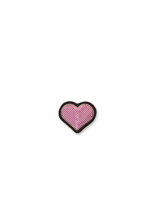 Broche Coeur Rose - Macon & Lesquoy