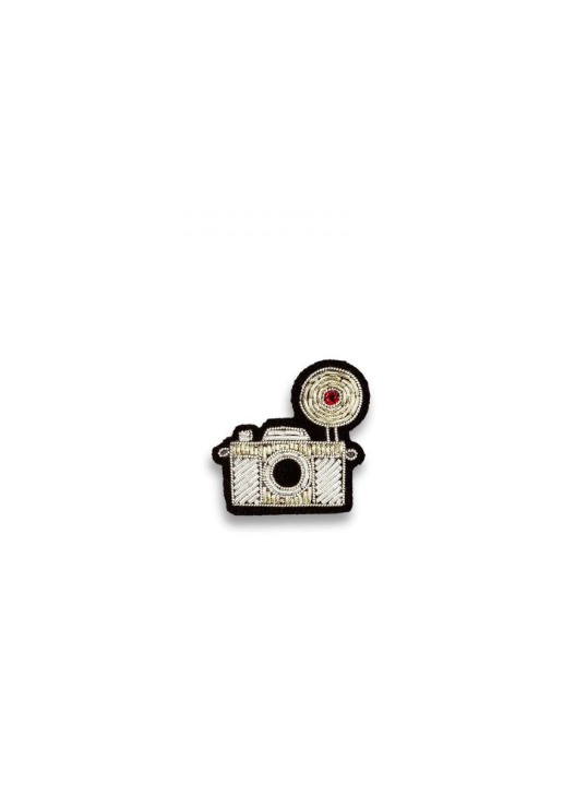 Broche Appareil Photo Argent - Macon & Lesquoy