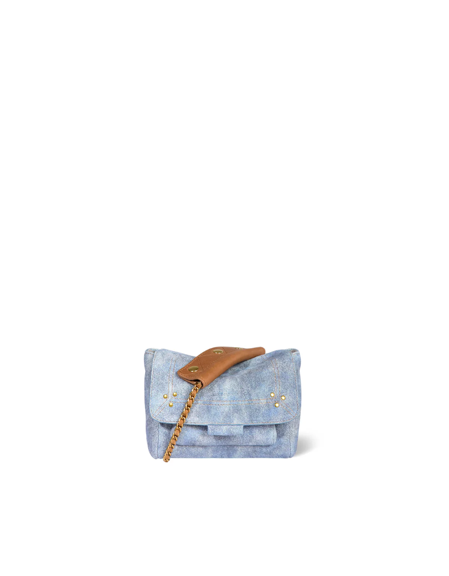 Sac Lulu S Croûte Velours Washed Jean's- Jérôme Dreyfuss