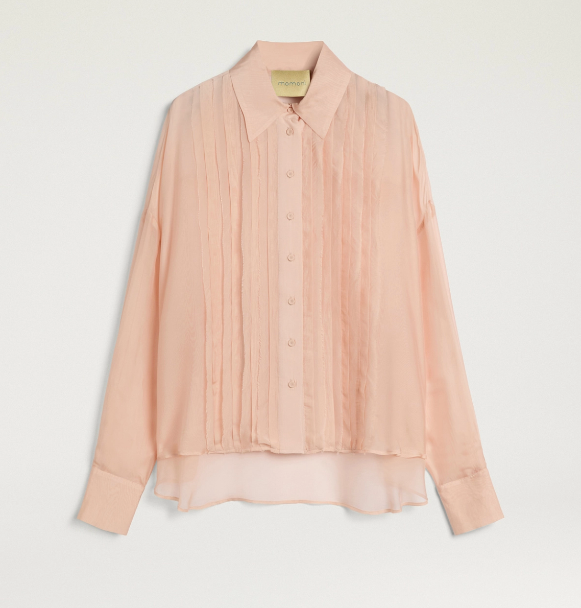 Chemisier Lucia Mousseline Poudre - Momoni