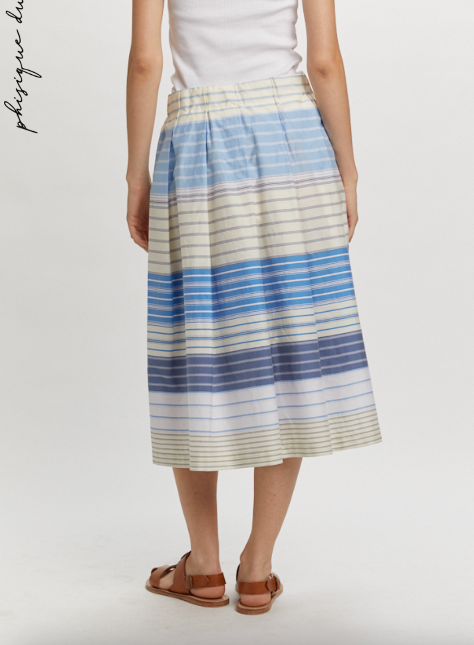 Jupe Rayée Bleue - Phisique du Role