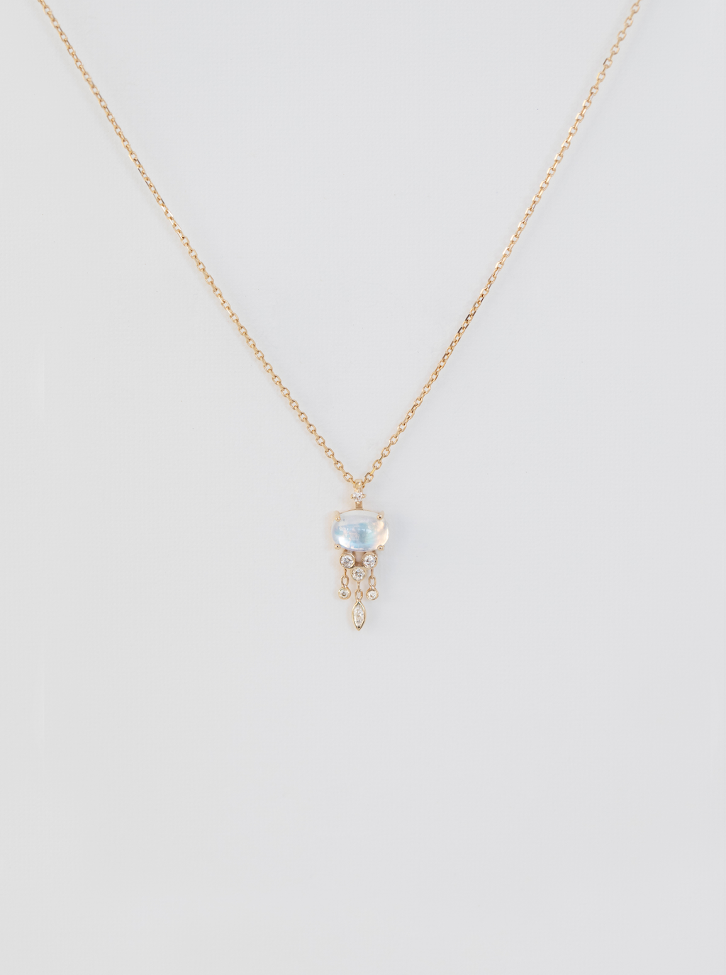 Collier Jellyfish Pierre de Lune Cabochon - Céline Daoust