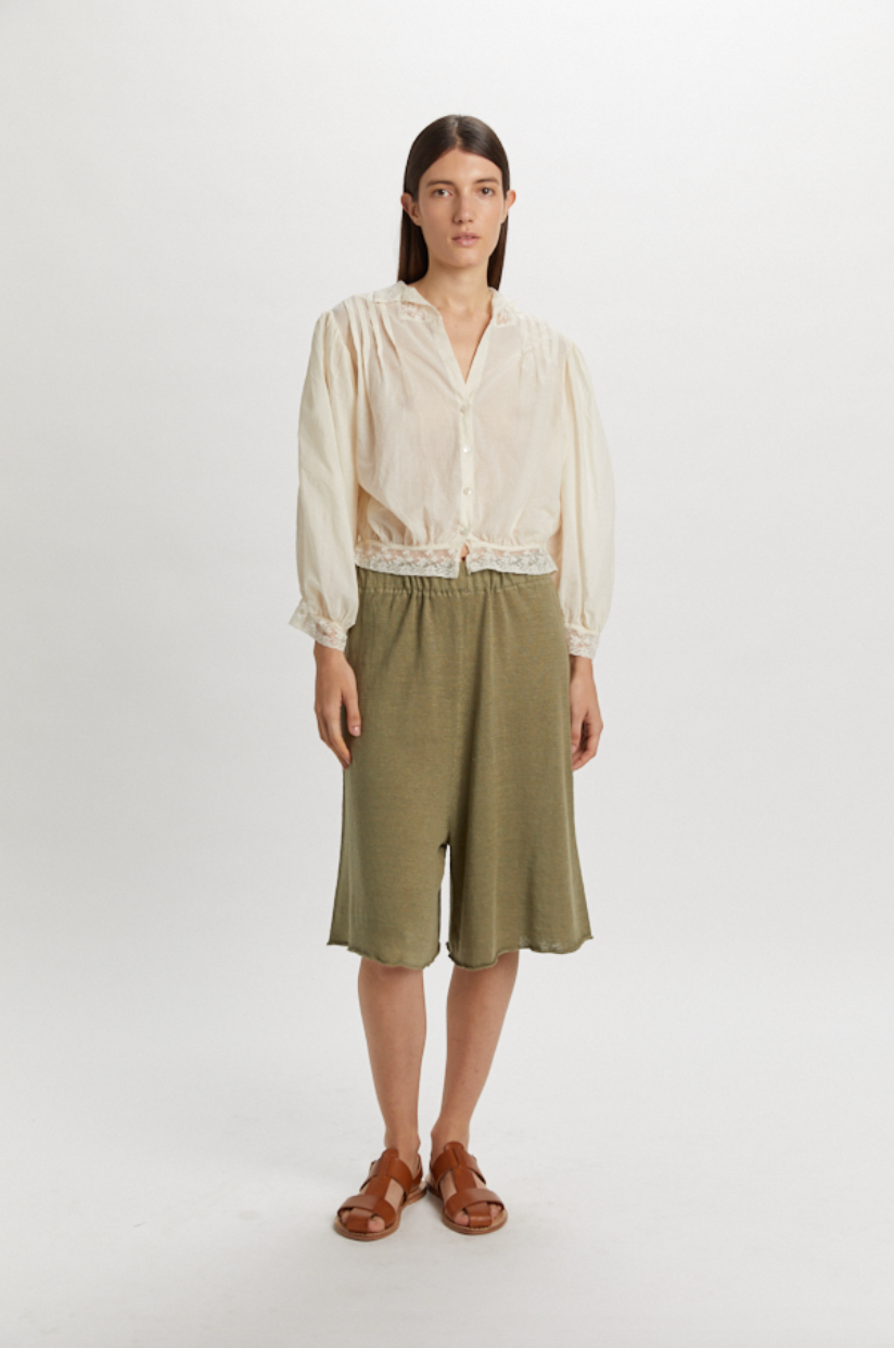 Romantic Shirt In Cotton Mueslin - Phisique du Role