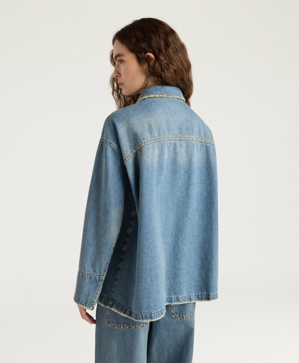 Veste Cactus Denim avec Clous - Momoni