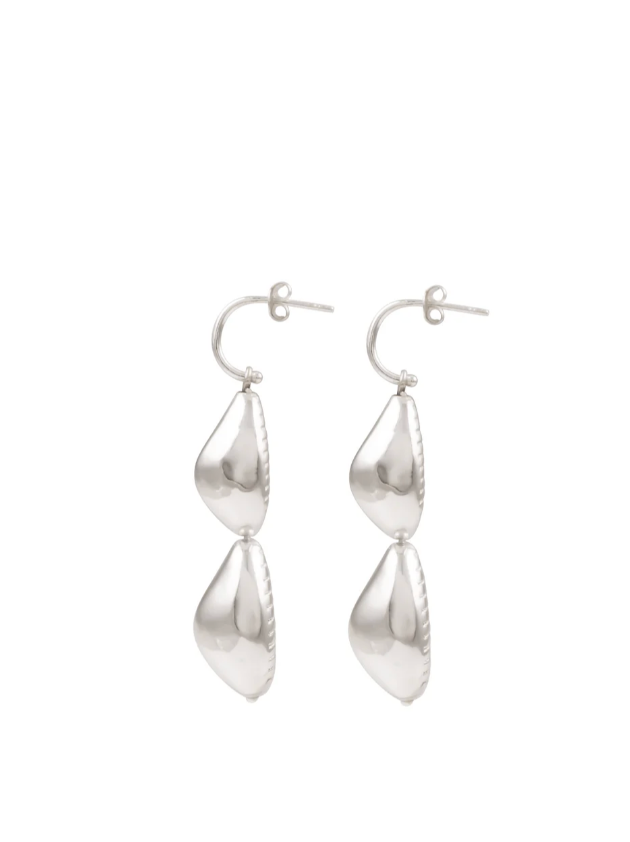 Naga Boucles d'Oreilles Argent - Dorothée Sausset