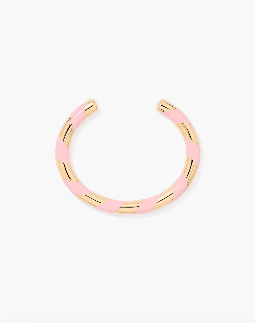 Jonc Positano Baby Pink - Aurélie Bidermann
