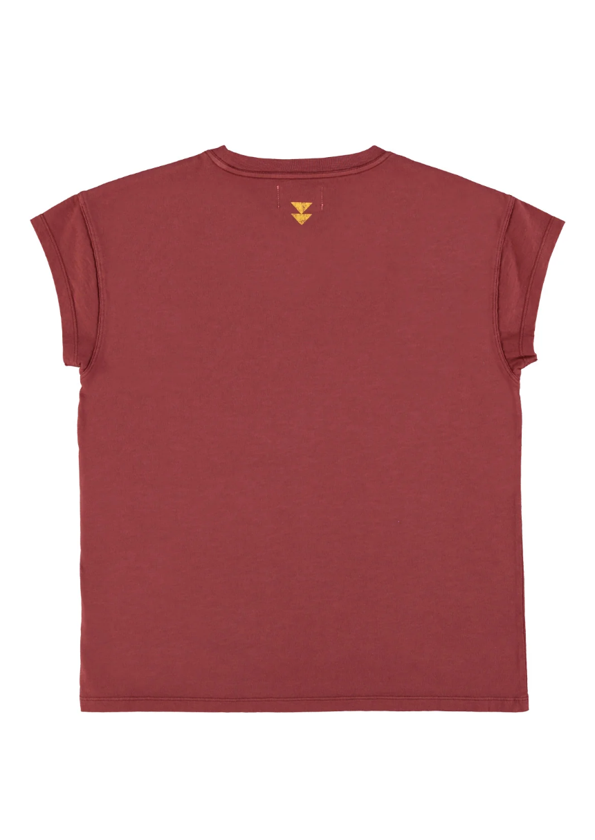 T-Shirt Bordeaux Tiger Print - Sisters Department